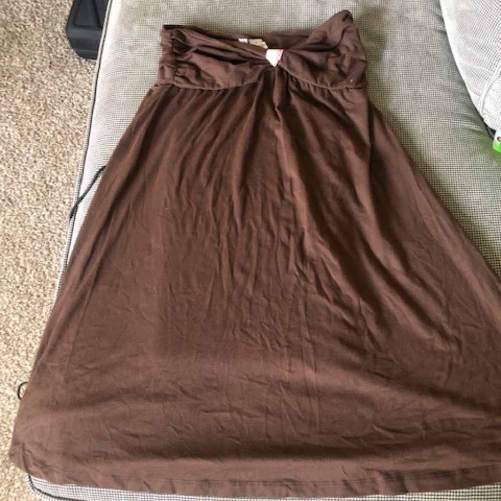 Brown Swim Coverup by O'Neill. Size is a Medium.